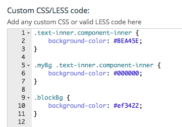 css/less code