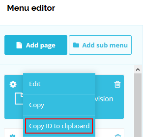 copy id to clipboard